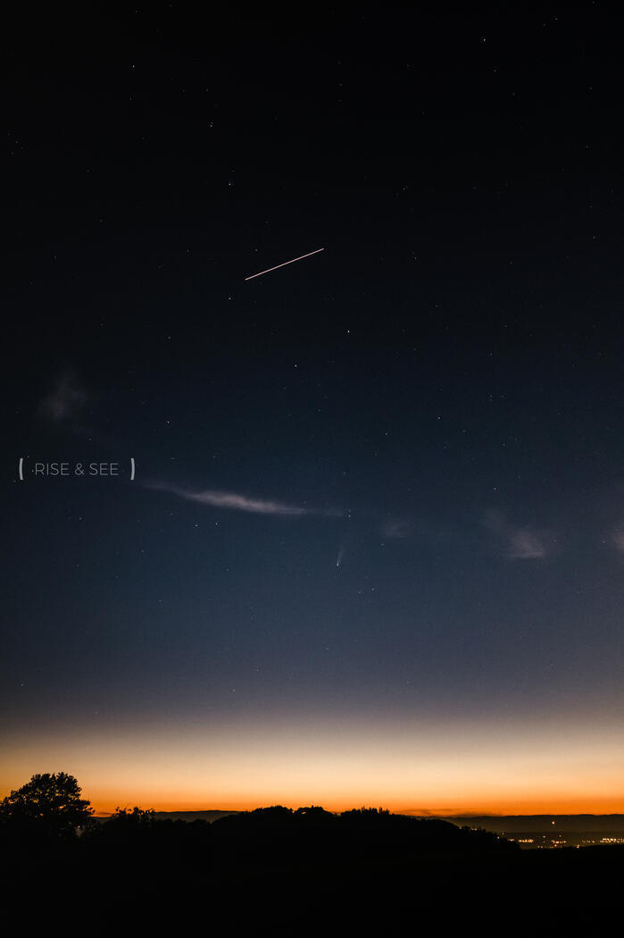 ISS passing over Bern | © Rise & See